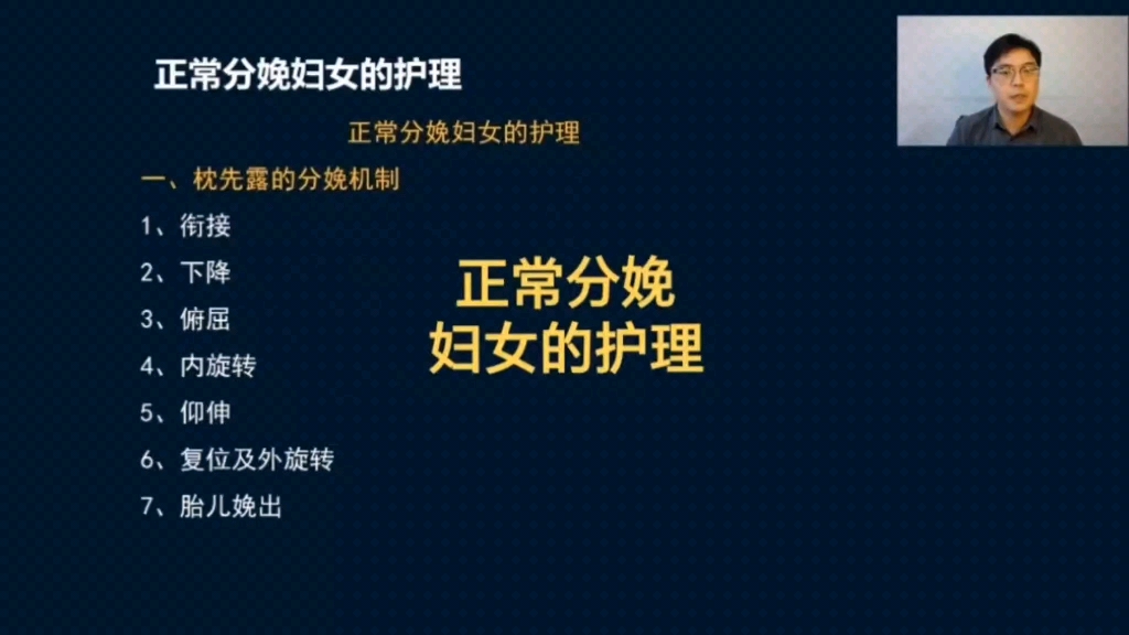 [图]正常分娩妇女的护理！听课啦！杨华楠老师讲解，零基础也能听懂！