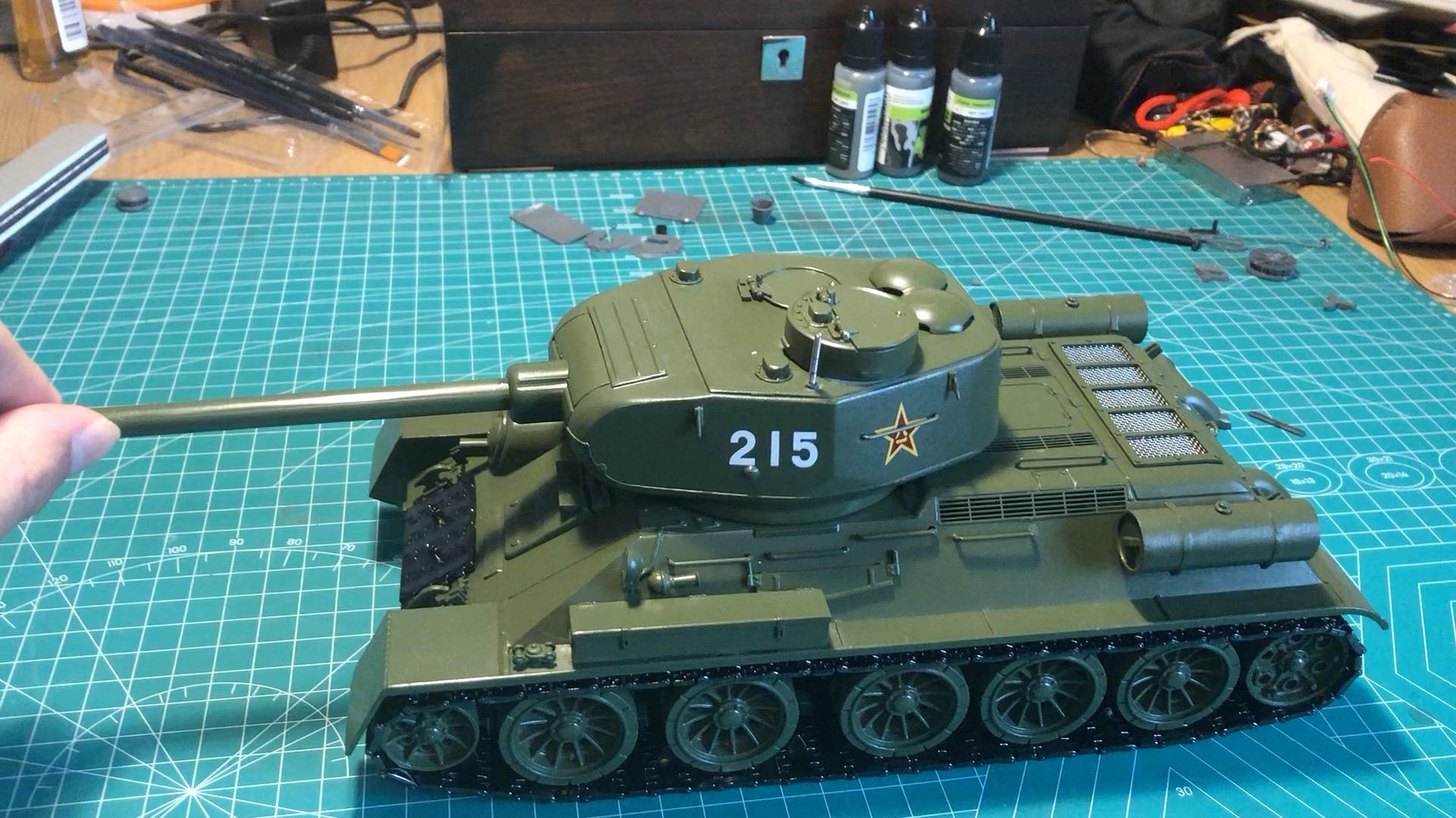 t34(中国)全金属1:30 厚重 做工可以_哔哩哔哩_bilibili