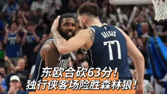 Скачать видео: 东欧合砍63分！独行侠客场险胜森林狼！