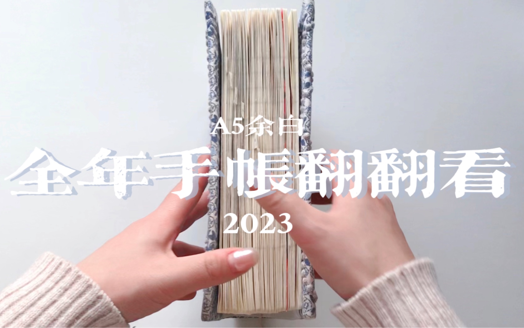 [图]2023我写了一本“书”！J人的满字手帐｜A5余白一日一页全年翻翻看