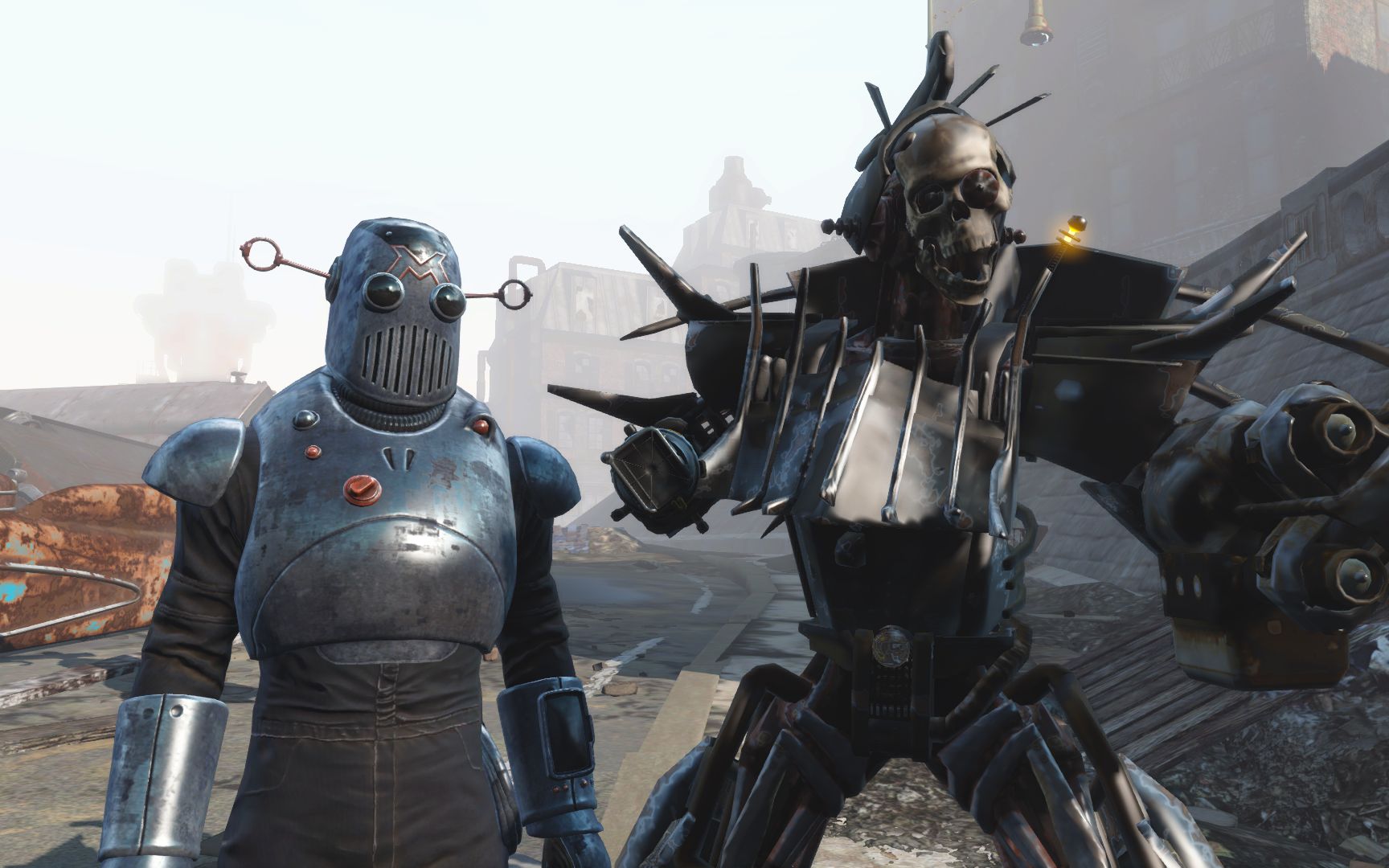 辐射4机械师流派能武剑圣通关实况