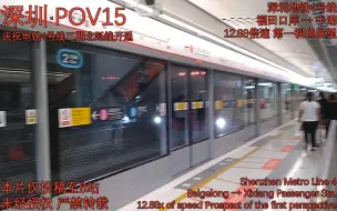 【深圳·POV15】曾经深圳最"挤"地铁线路 地铁4号线 福田口岸 → 牛湖 12.88倍速 侧方视角展望