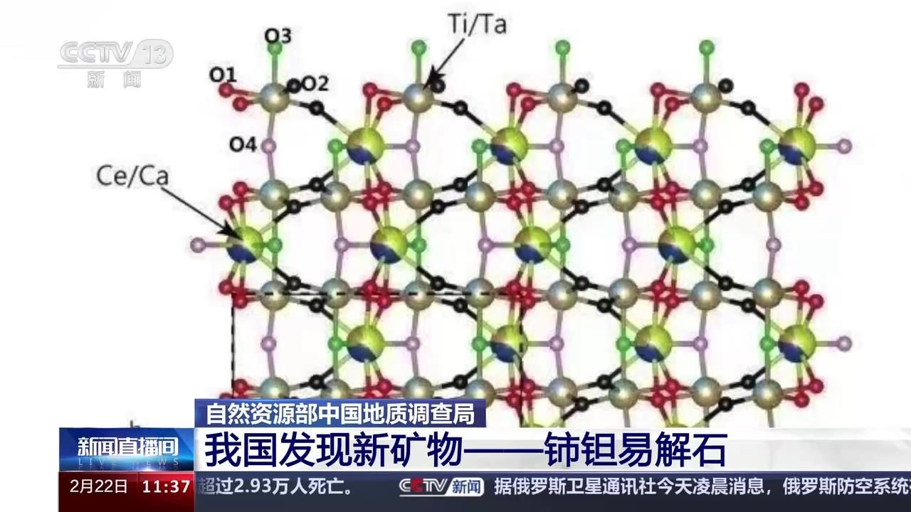 我国发现新矿物: 铈钽易解石 钽作为重要的稀有金属元素 在高端电容领域以及航空航天材料领域具有重要的应用哔哩哔哩bilibili