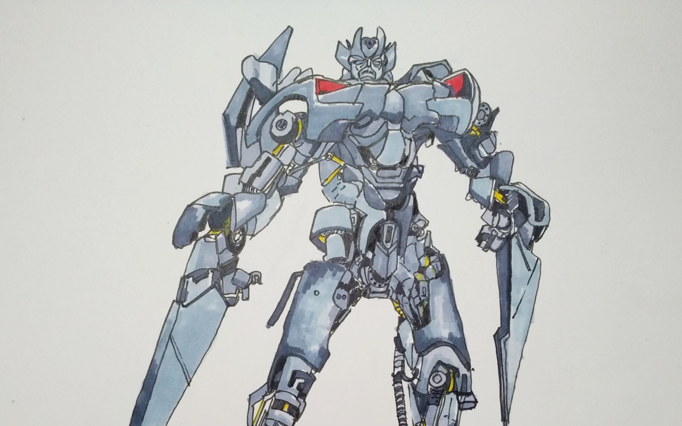 手绘变形金刚系列6横炮具体看底下简介