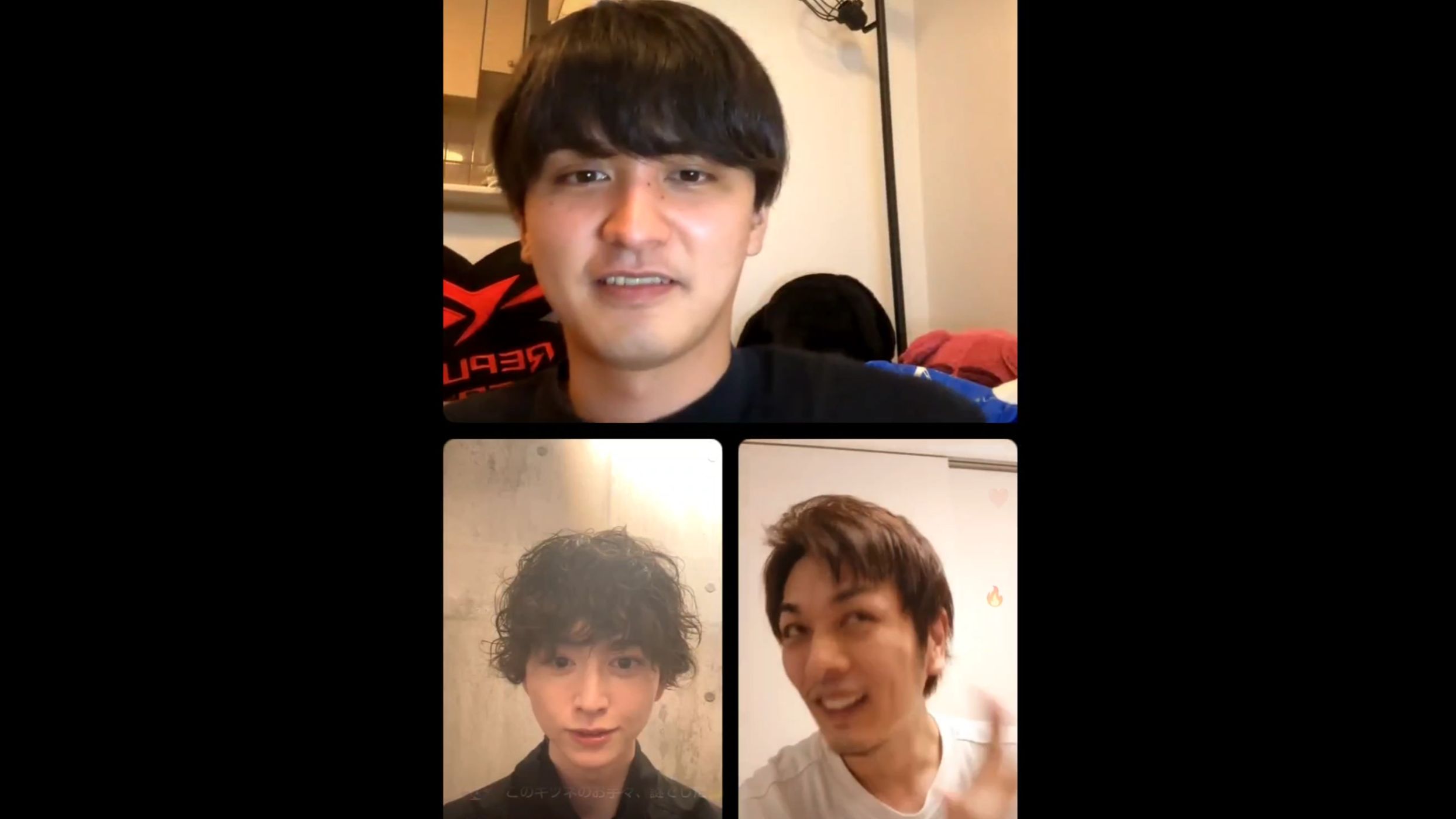 濑户利树(镜飞彩)池田匡志(杰拉米)久保田悠来(吴岛贵