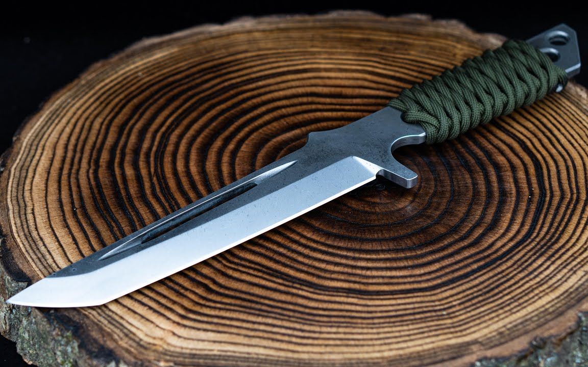 【手工】制作马特斯通沃什伞绳刀_哔哩哔哩_bilibili