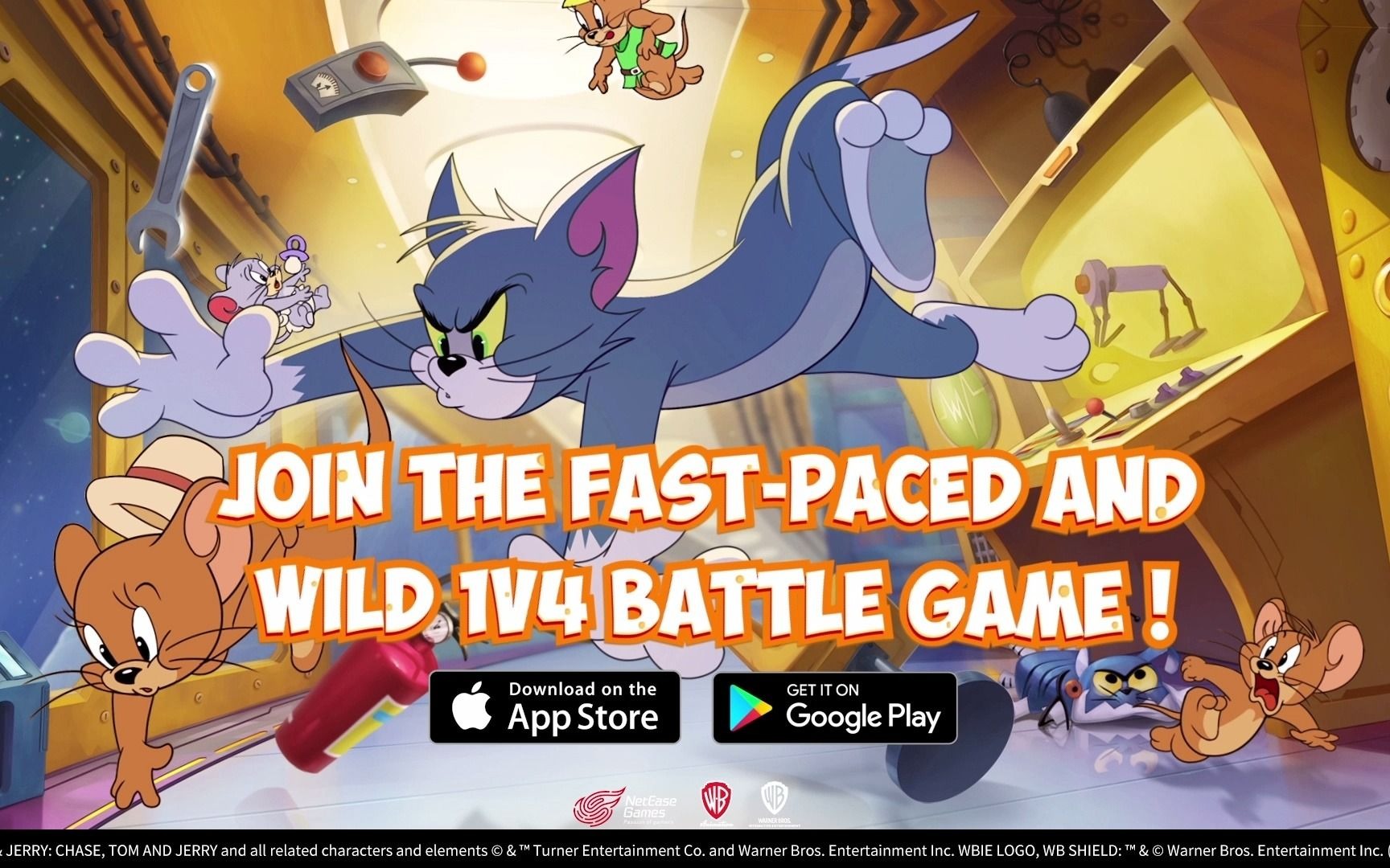 【猫和老鼠手游国际服宣传片】tom and jerry chase official website