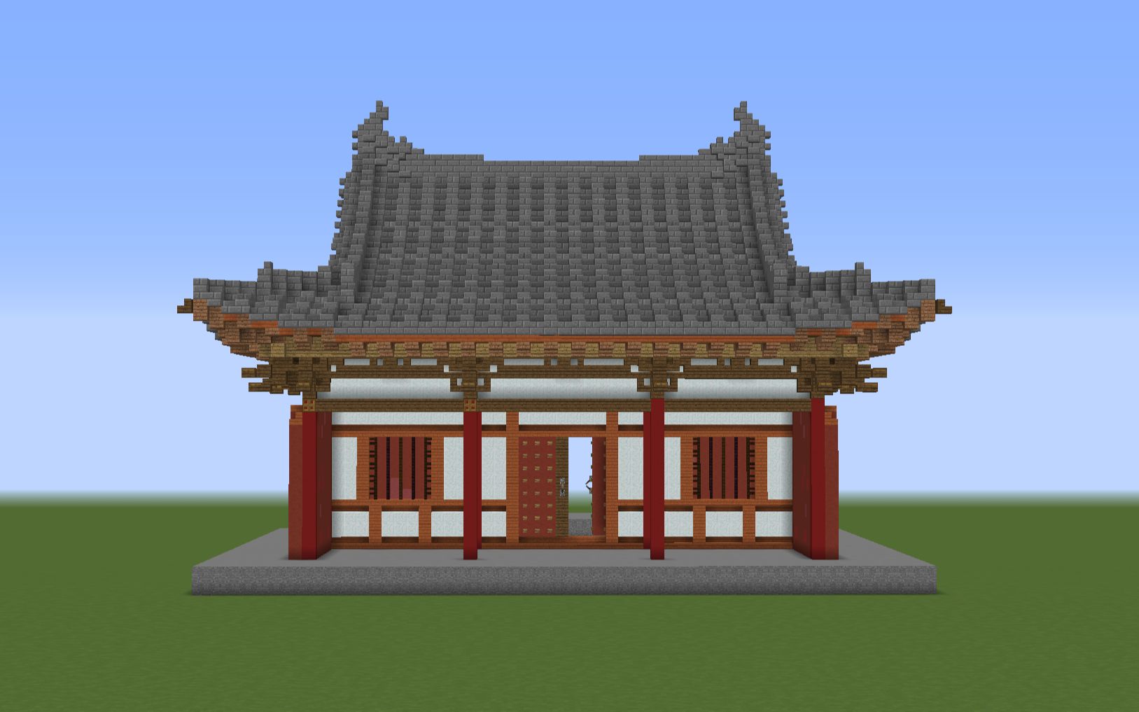 我的世界手把手教你做古建雨花宫完结篇