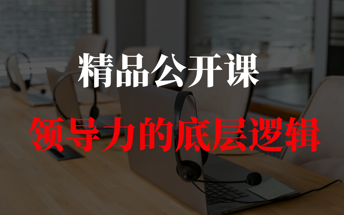 领导力的本质:如何判断你是否有领导力?如何提升领导力?!哔哩哔哩bilibili