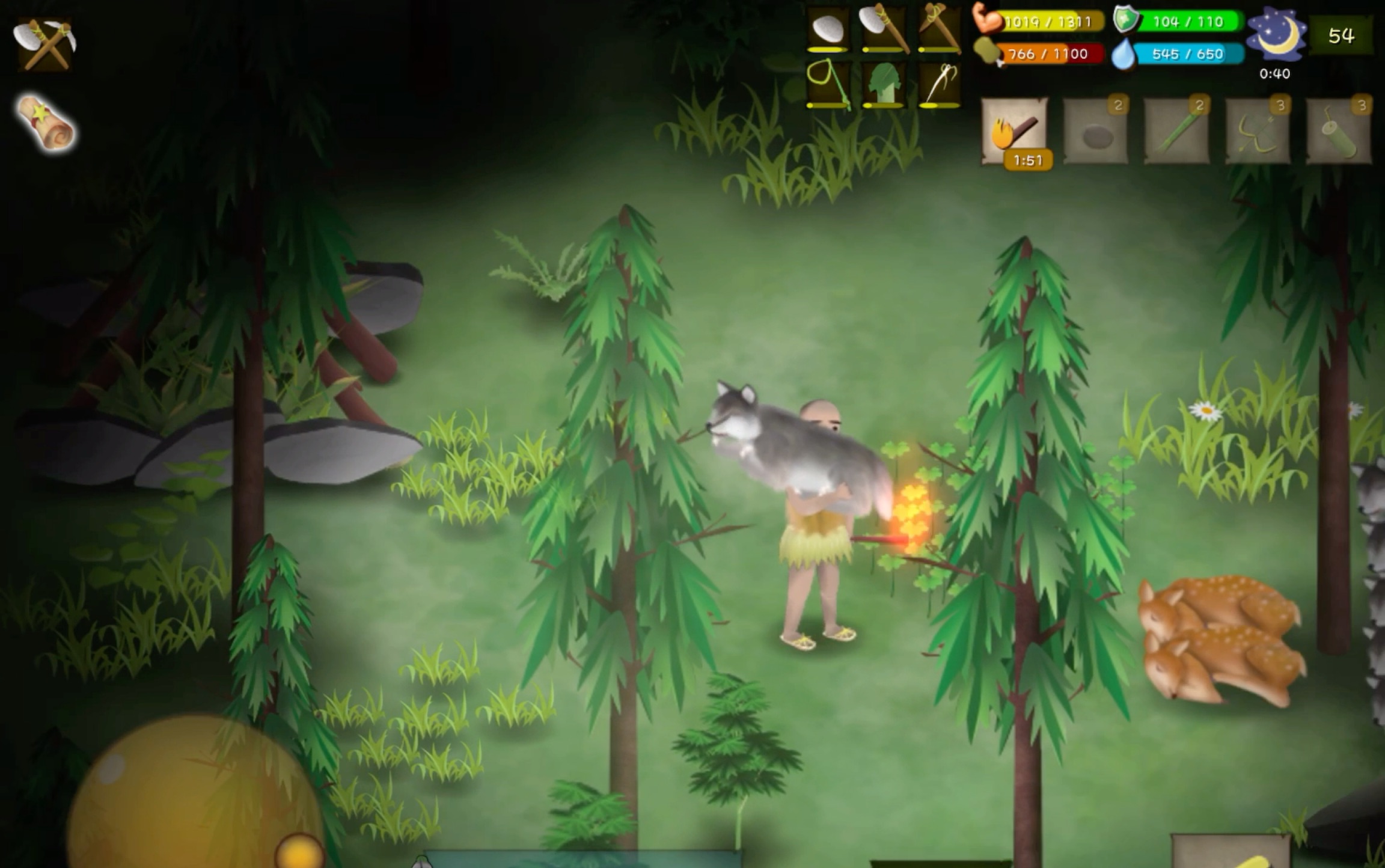 挨饿荒野捉狼就是这么简单