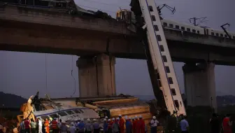【火车玩具模拟】（雷鸣电闪，错误调度）2011年7月23日温州动车追尾事故模拟