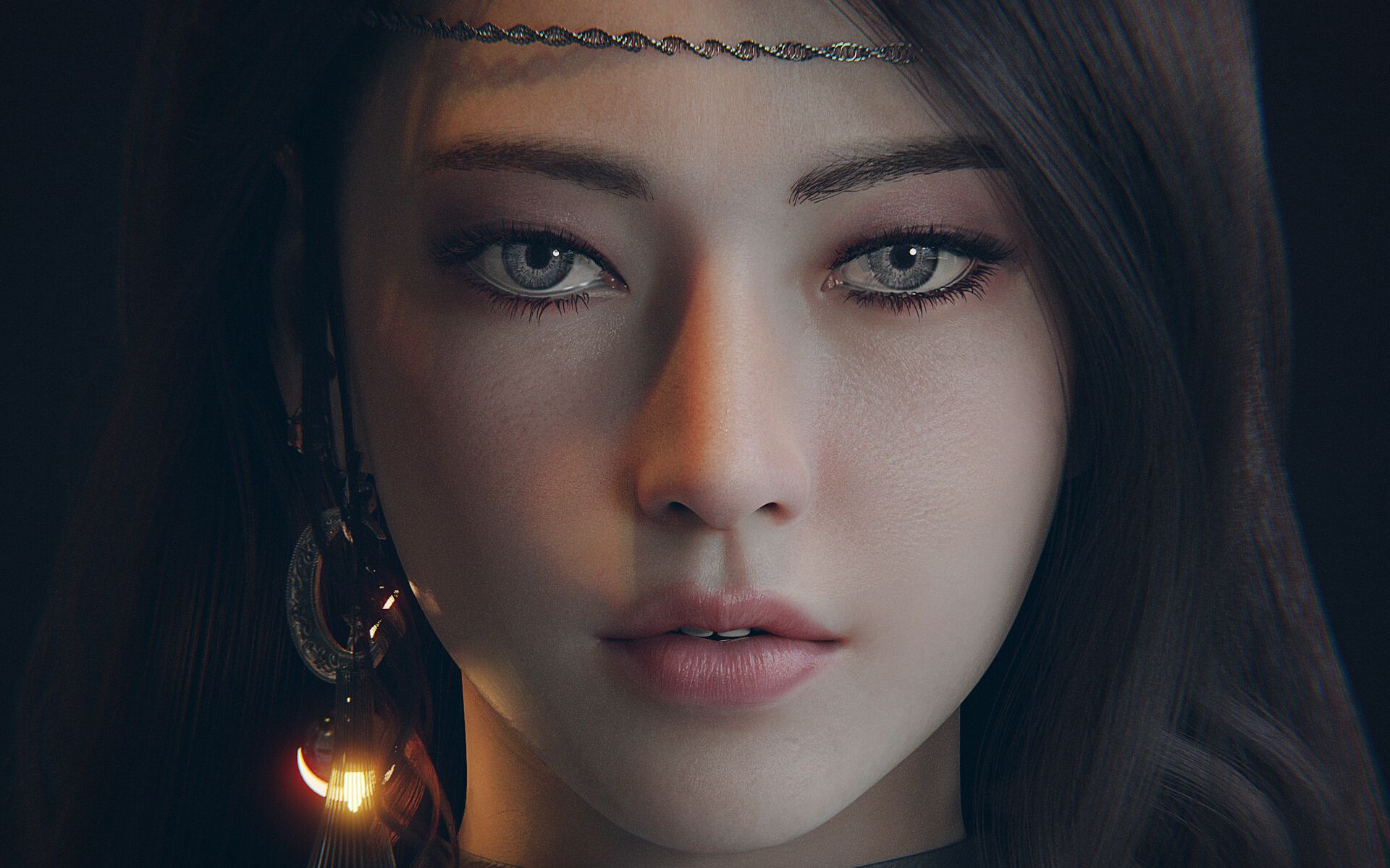 牛人啊blender29制作cg夜之女神