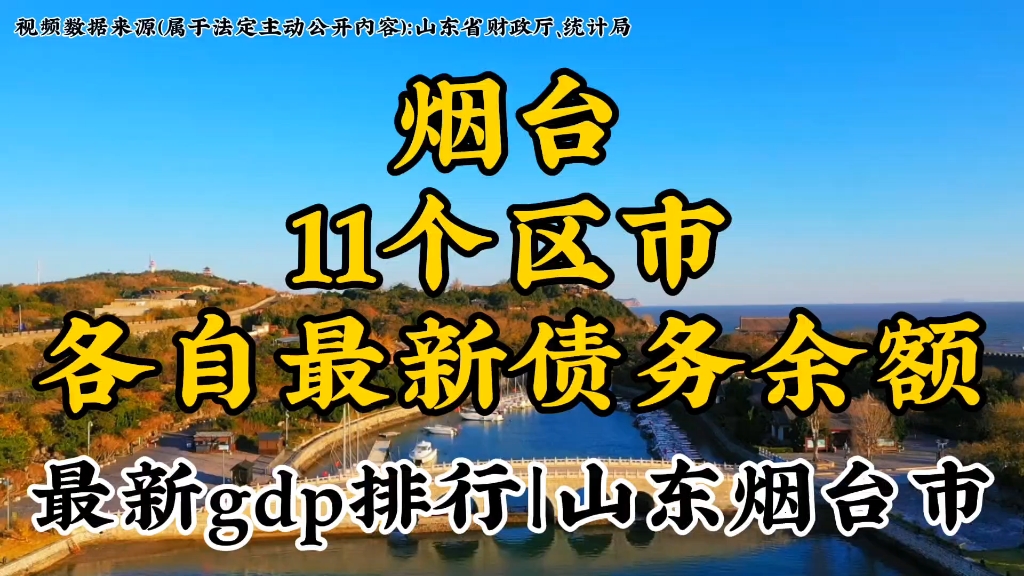 山东烟台下辖11个区市最新债务余额以及各自gdp最新排行,发掘城市数据,洞察别样烟台哔哩哔哩bilibili