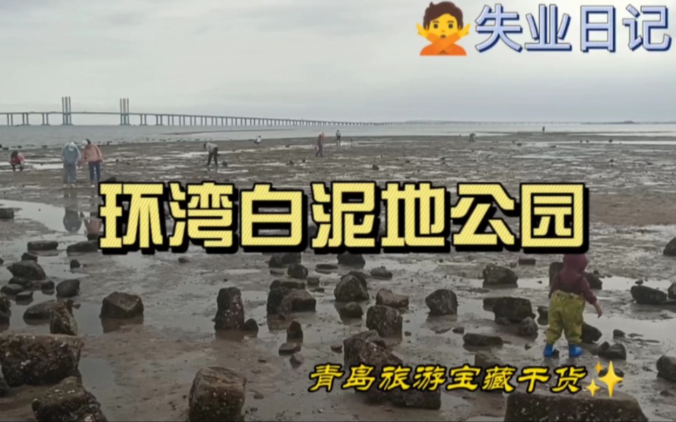 青岛赶海第一处,白泥地公园哔哩哔哩bilibili