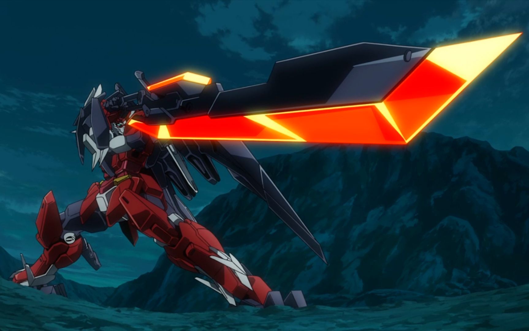 核心高达火星四式形态!一把开山大刀砍瓜切菜!