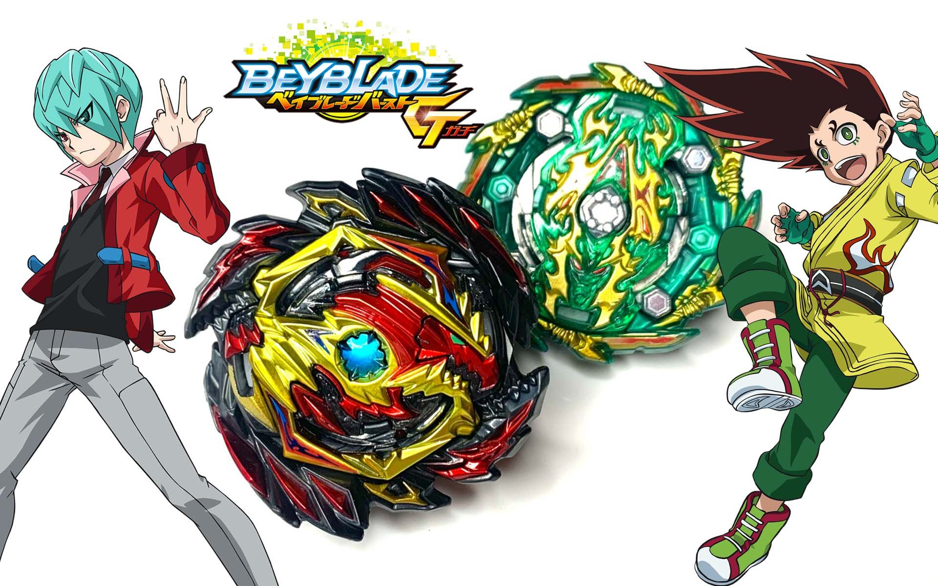 【战斗陀螺爆裂】gt世代『猛毒破坏神』vs『武神阿修罗』_哔哩哔哩
