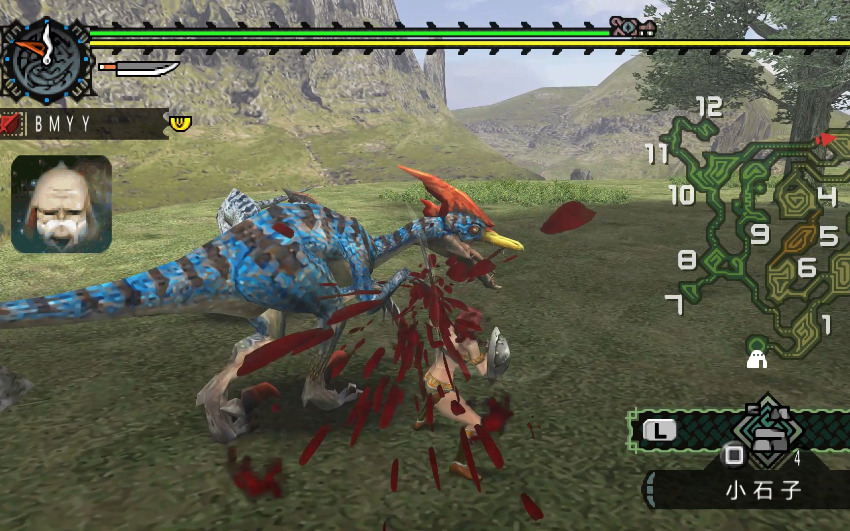 怪物猎人初代01最难的怪猎版本开场就打蓝速龙王