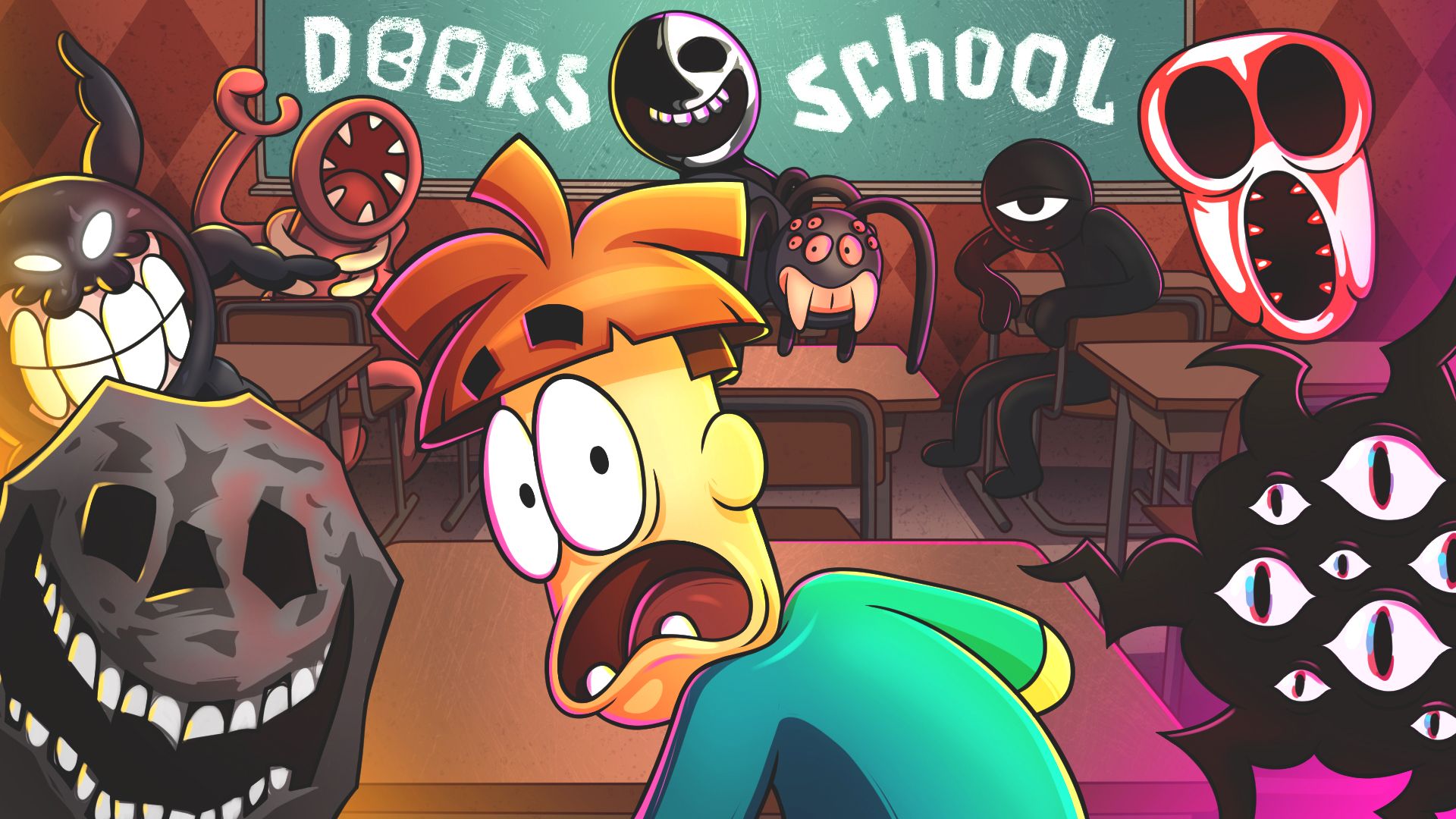 如果你学校的老师变成了doors怪兽,该怎么办?【又见阿诺德】