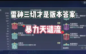 Descargar video: 【妄想山海】雷神暴力天谴三切，红5就能玩碾压一切4切