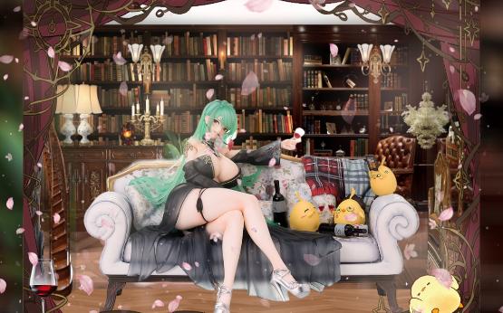 七古力 高透手办主题展示盒 适用于 大气工业 碧蓝航线 利托里奥