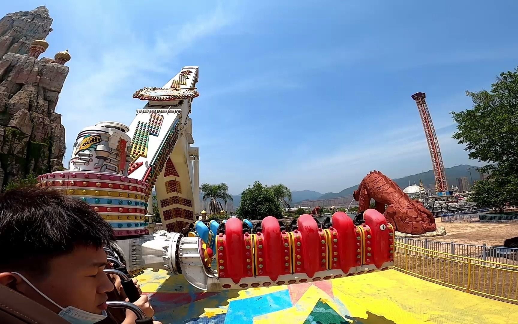 福州贵安欢乐世界 带风车