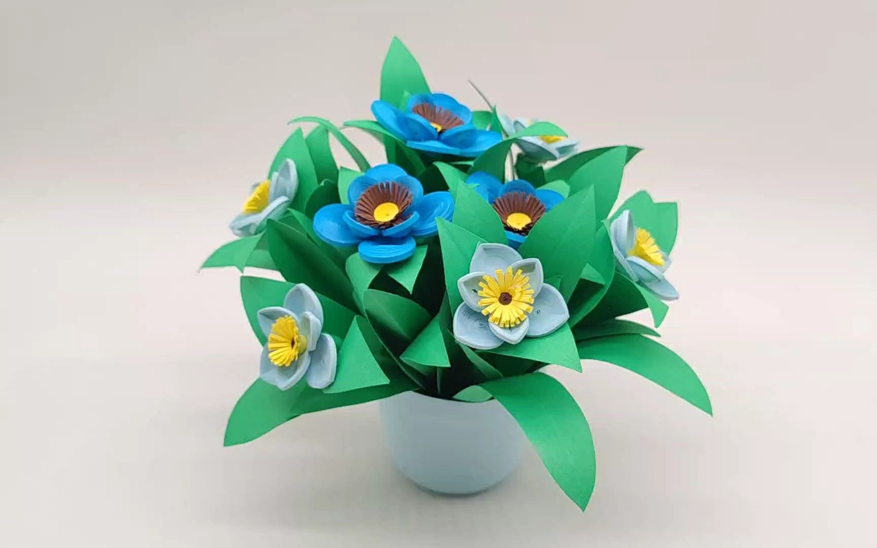 立体衍纸作品-一分钟衍纸教程,看我如何用一分钟教会你制作漂亮的衍纸