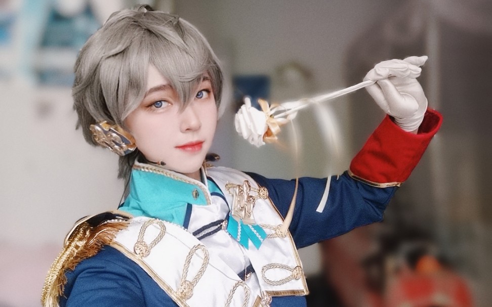 【偶像梦幻祭/cos】送花之濑名泉怼你脸上