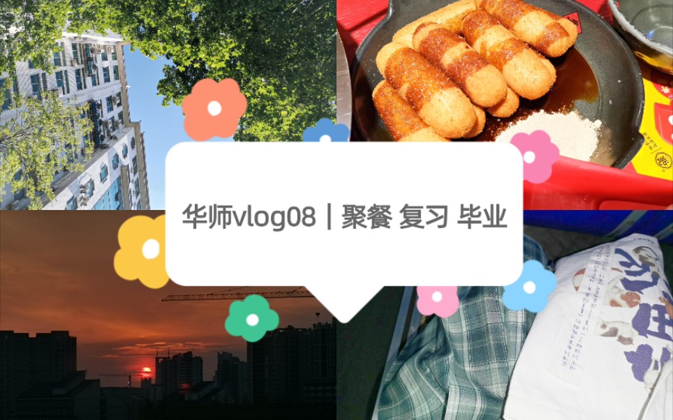 华师vlog08|聚餐 复习 毕业哔哩哔哩bilibili