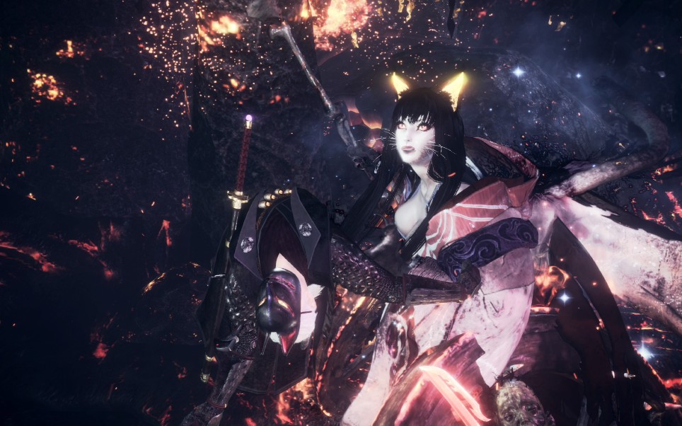 仁王2半妖流龙剑毕业版大山处刑流龙套