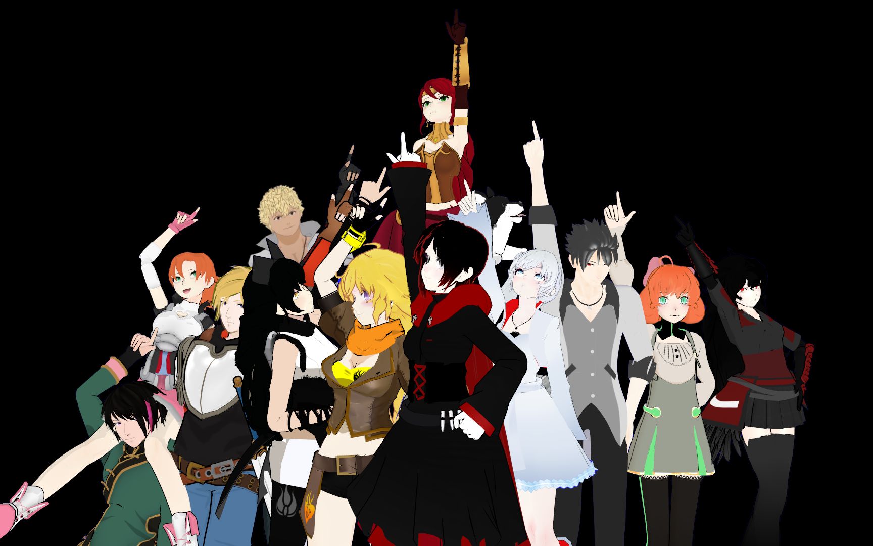 【rwby/1080p/高燃】这么高能的动画,你还不入坑?