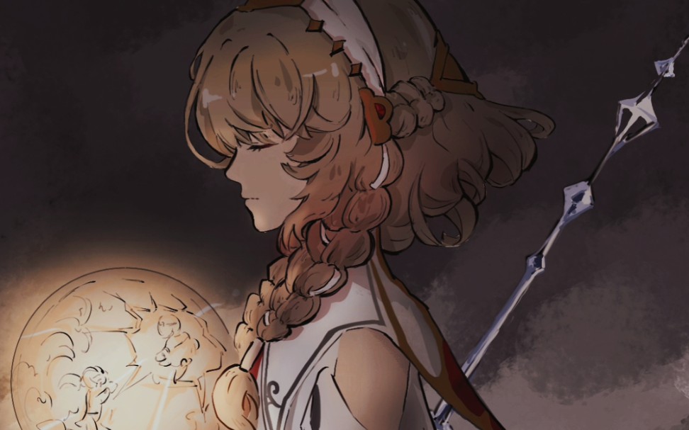 给亲友3r画的少女艾尔法