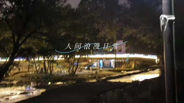 永康兰街村网红桥夜景很美哔哩哔哩bilibili