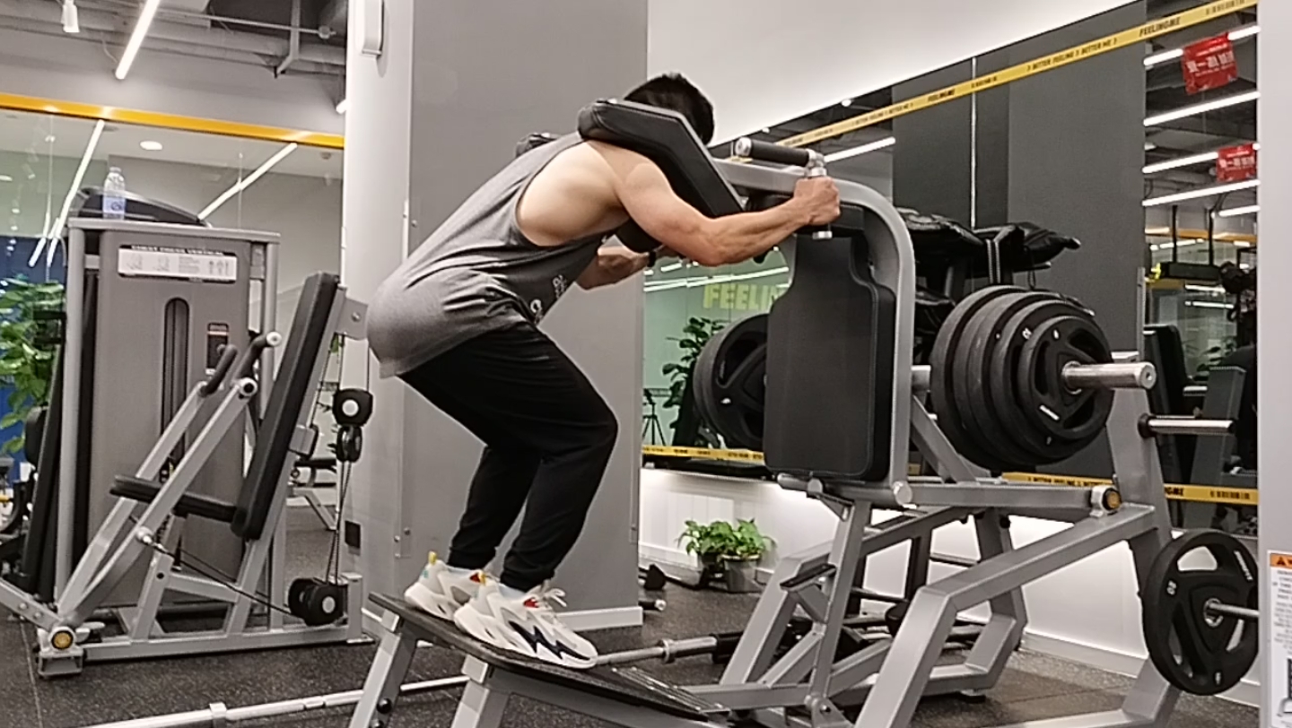 15组哈克深蹲真过瘾呀