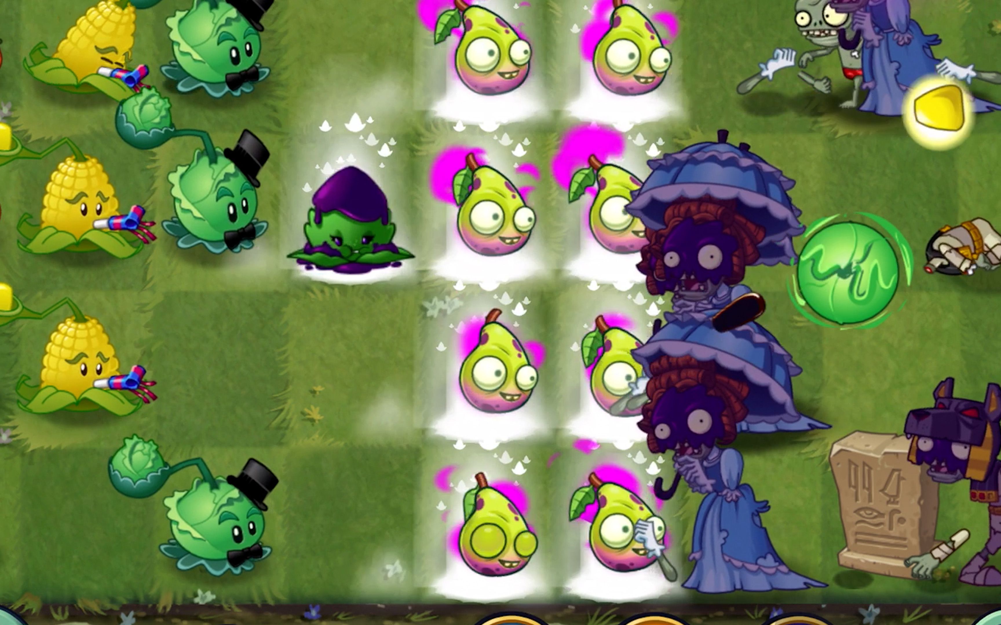 pvz2 play with imp pear植物大战僵尸小鬼梨