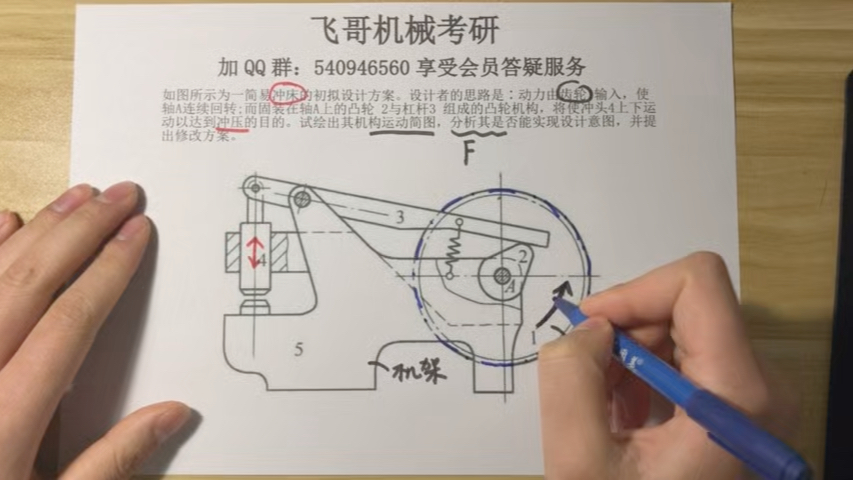 [图]【飞哥机械考研】孙恒机械原理课后习题精讲2-11