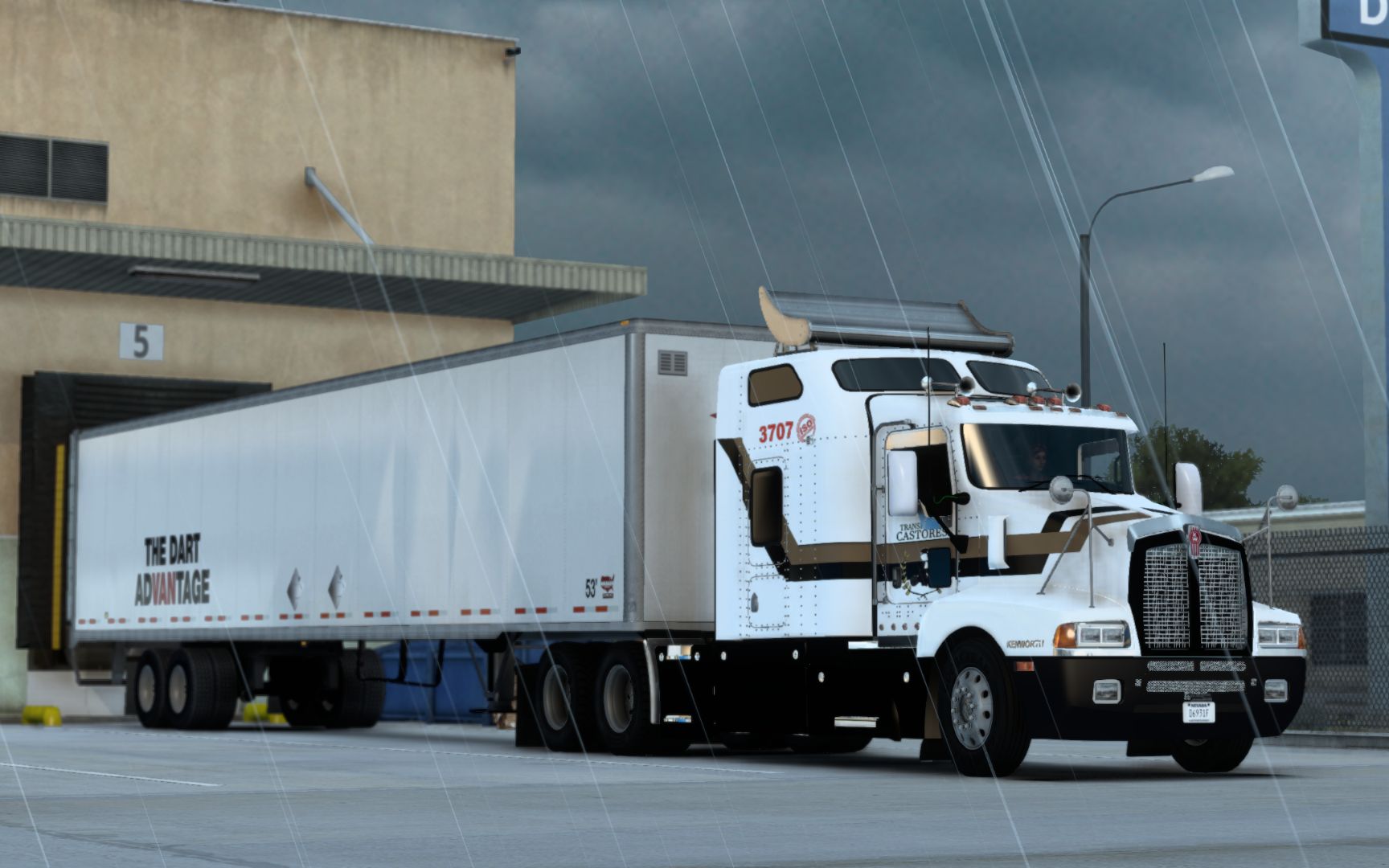 【美国卡车模拟】"听说这是小游戏"肯沃斯t600试驾_欧洲卡车模拟2
