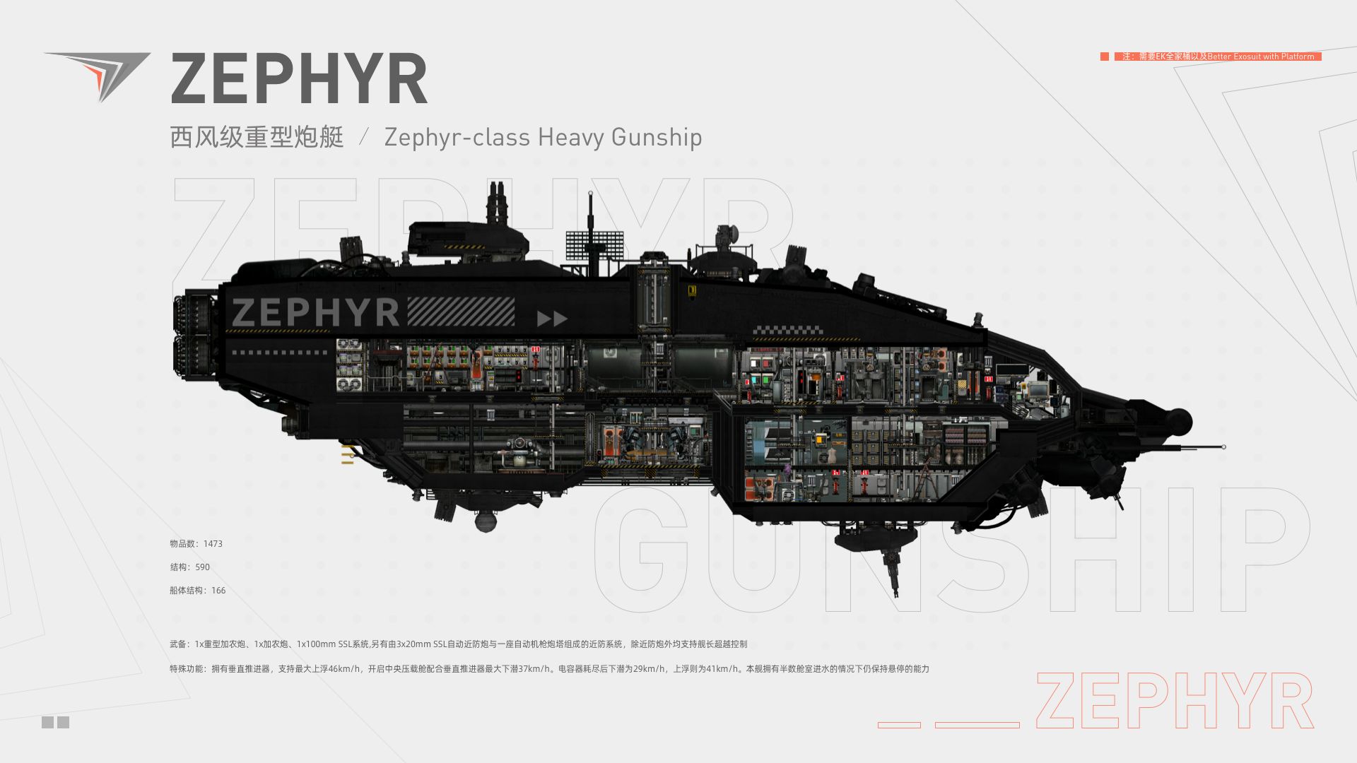 【潜渊症】深渊炮舰-西风级重型炮艇