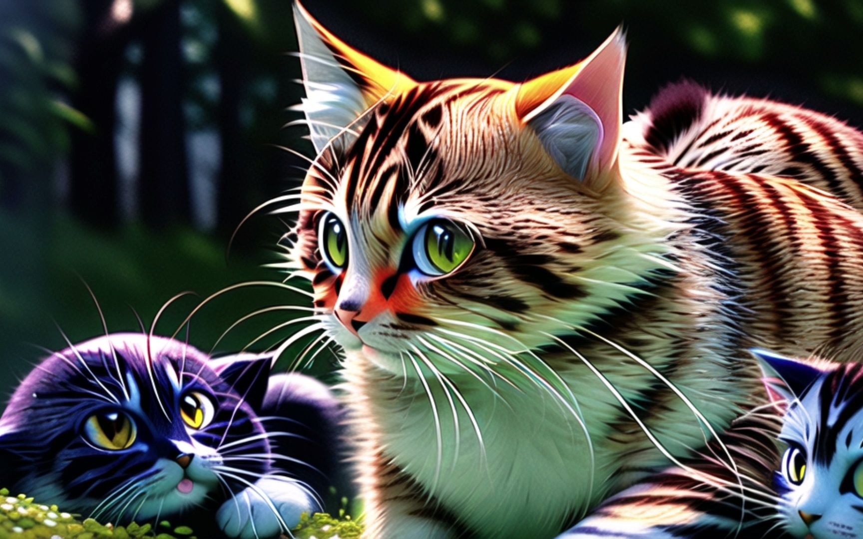 【ai绘画】看到有这猫猫了还不快进来