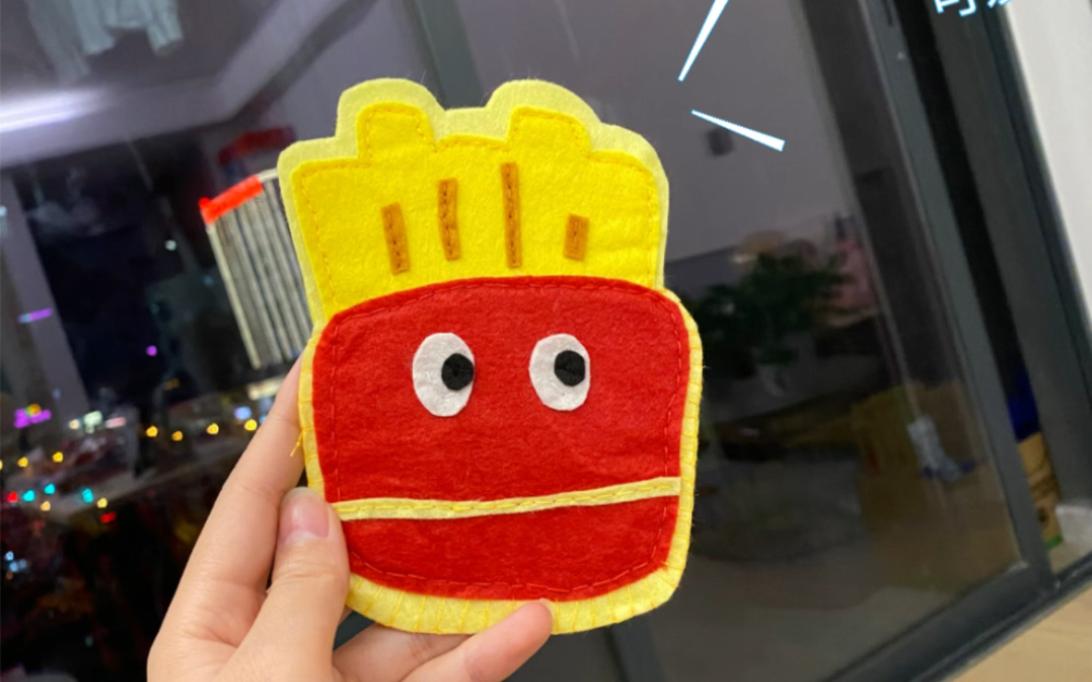 不织布薯条|超可爱,谁不喜欢吃薯条呀