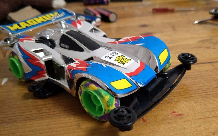 模王电镀板冲锋战神四驱车