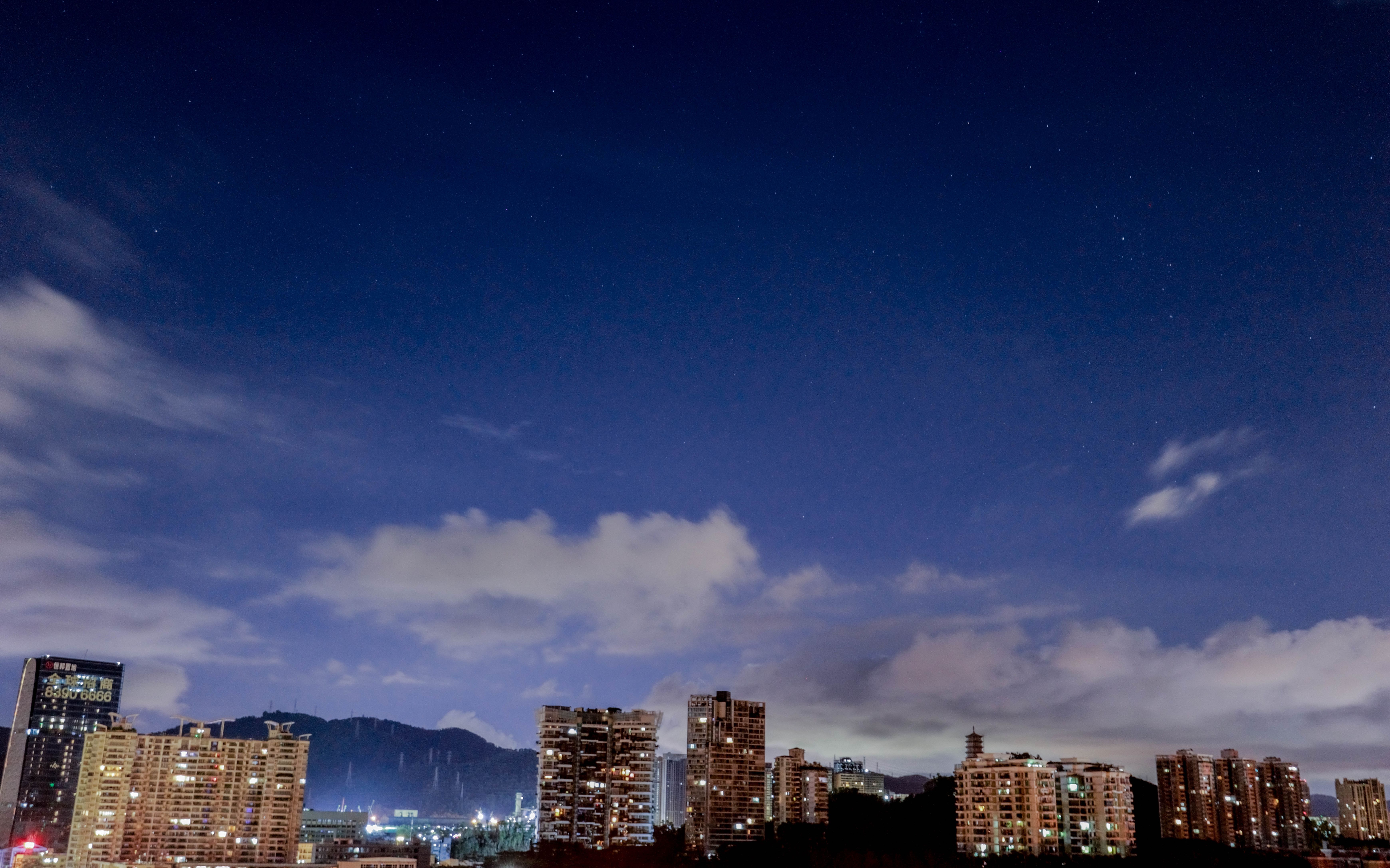 佳能eosm6markii1122广角镜头拍摄拖尾星空画质基本满足业余玩家的