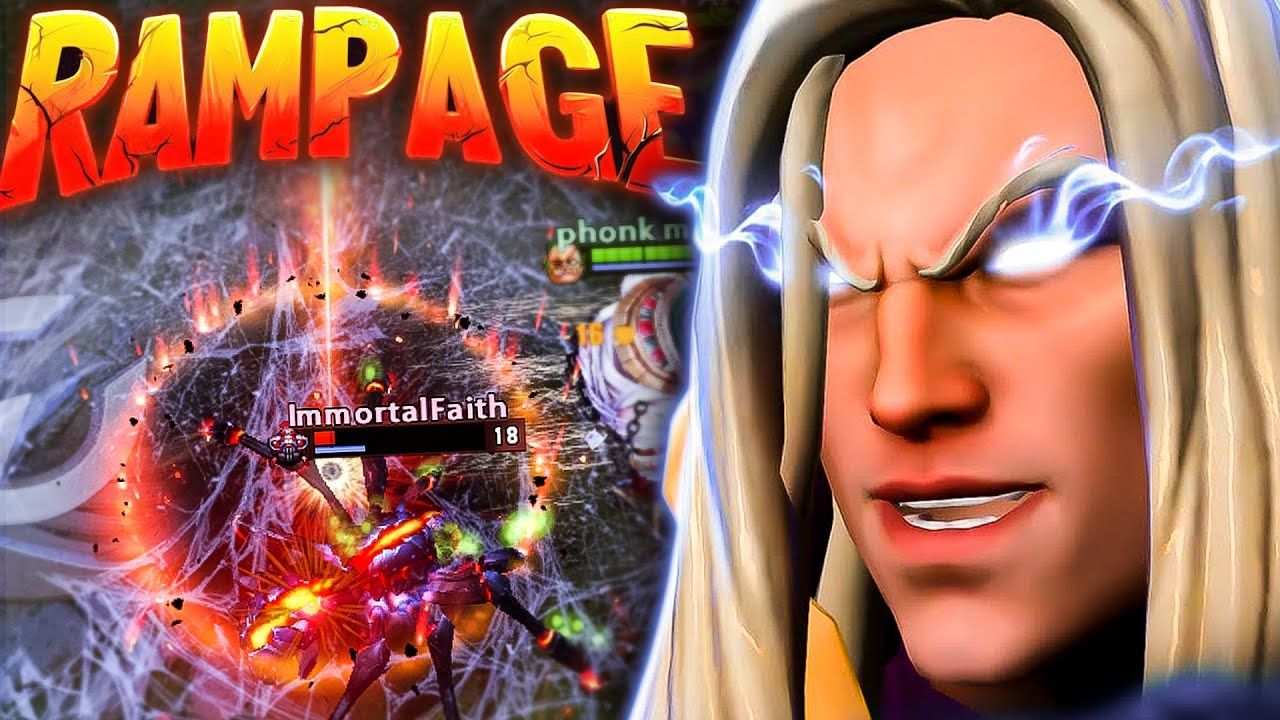 RAMPAGE!! EPIC INVOKER vs BROODMOTHER MID | Dota 2 Invoker电子竞技热门视频