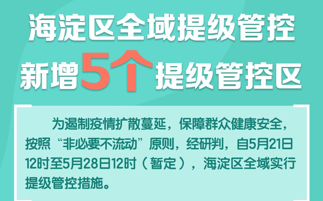 一图速查|北京海淀区全域提级管控!新增5个提级管控区→哔哩哔哩bilibili