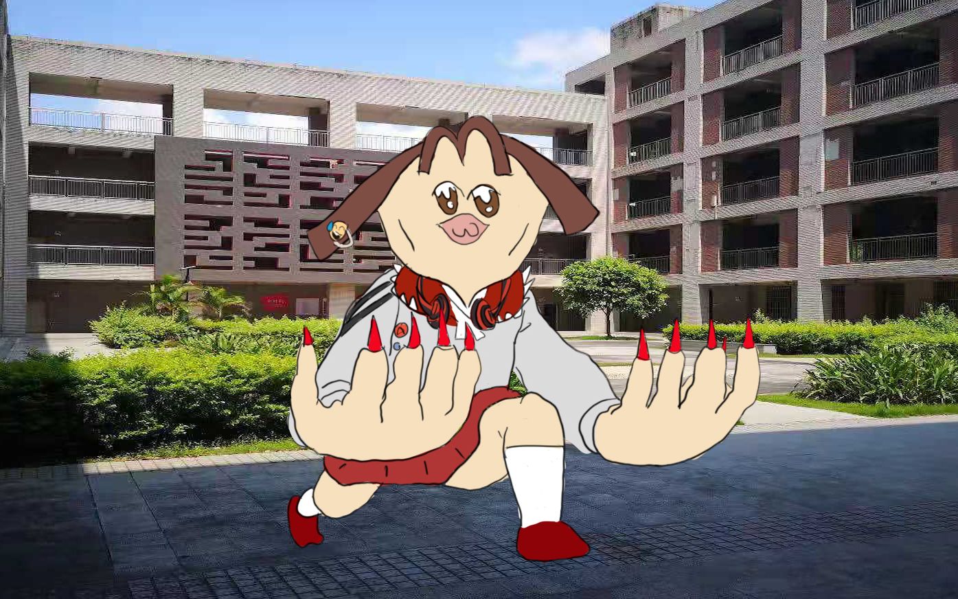 摆开手脚舞的海子姐