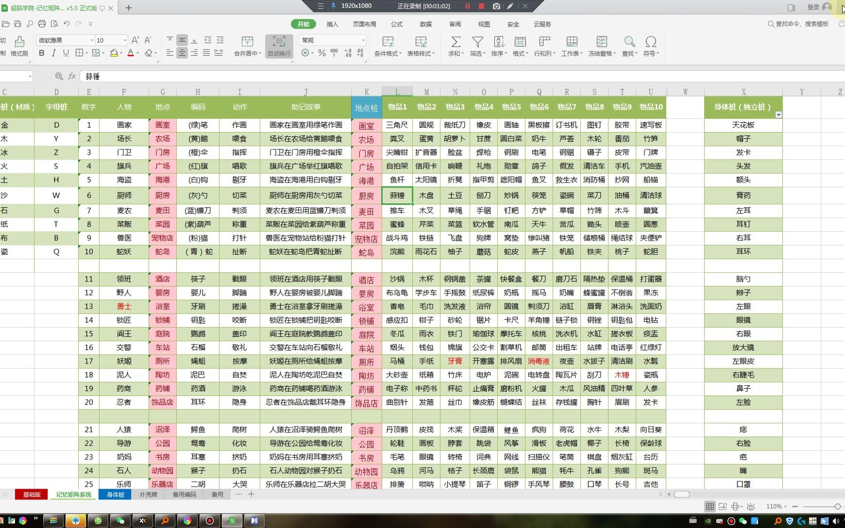 [图]P88 记忆力可以后天培养吗？记忆宫殿的基础 数字桩的建立