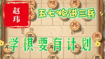 【中国象棋】赵玮 五七炮进三兵 干货满满