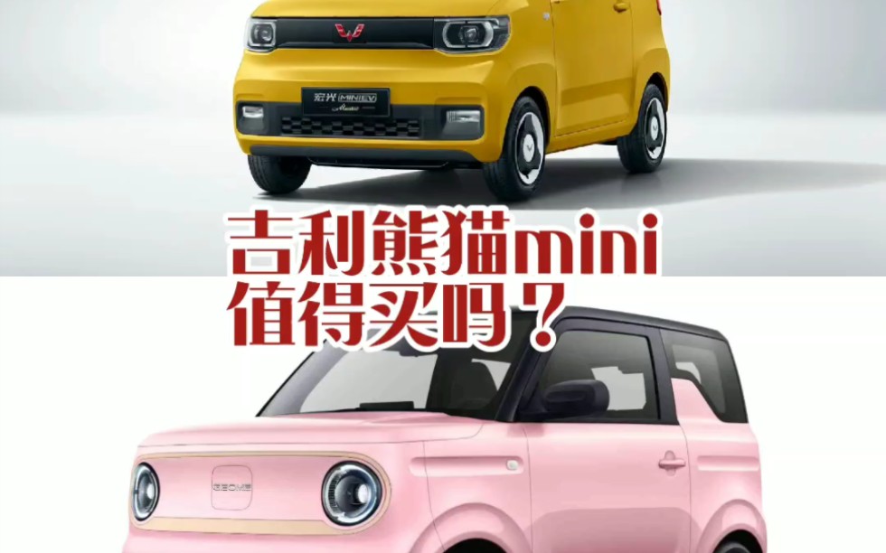 吉利熊貓mini #五菱宏光mini #選車指南