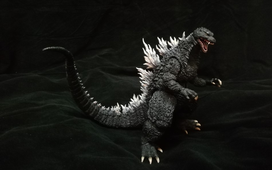 万代shm战龙哥斯拉2002 大战三式机龙