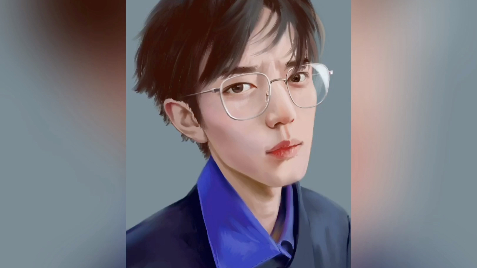 procreate绘画用ipad画肖战