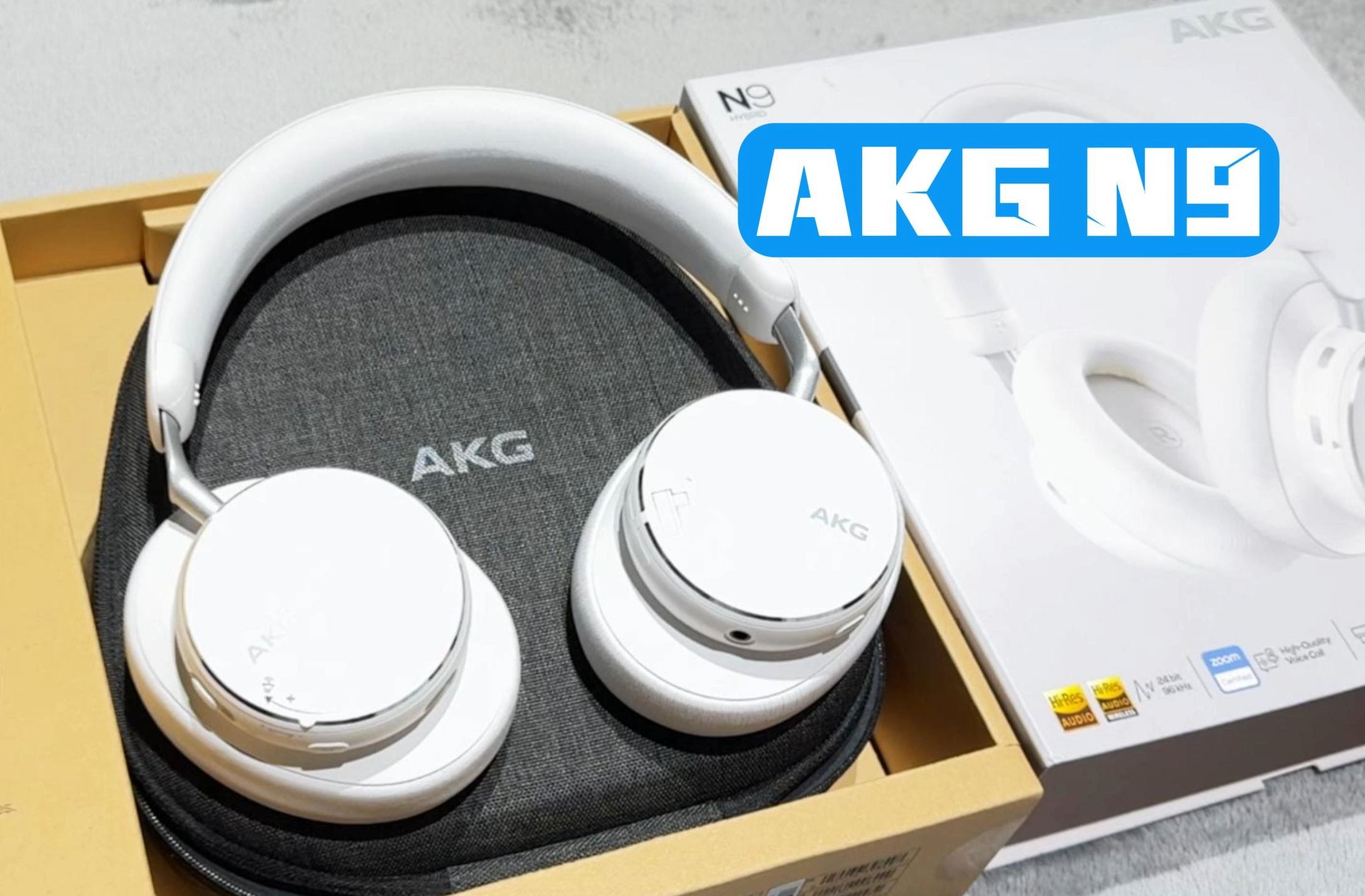 【哈尔滨AUV音品开箱试听】AKG新款蓝牙头戴耳机!AKG N9真无线蓝牙耳机 主动降噪支持2.4G链接哔哩哔哩bilibili